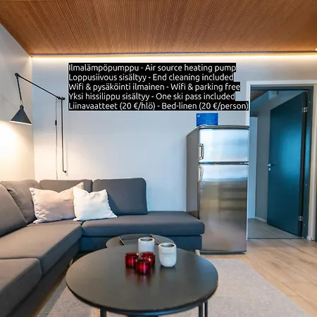 Aurinkorinne - Modern 2bd & Loft, Free Wifi & Sauna Daire Syöte